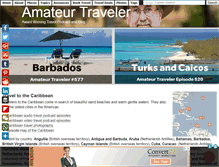 Tablet Screenshot of caribbean.amateurtraveler.com